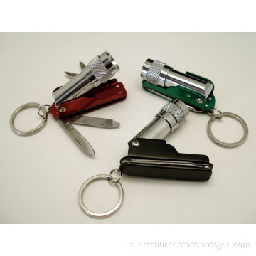 Multifunctional Flashlight Keychain